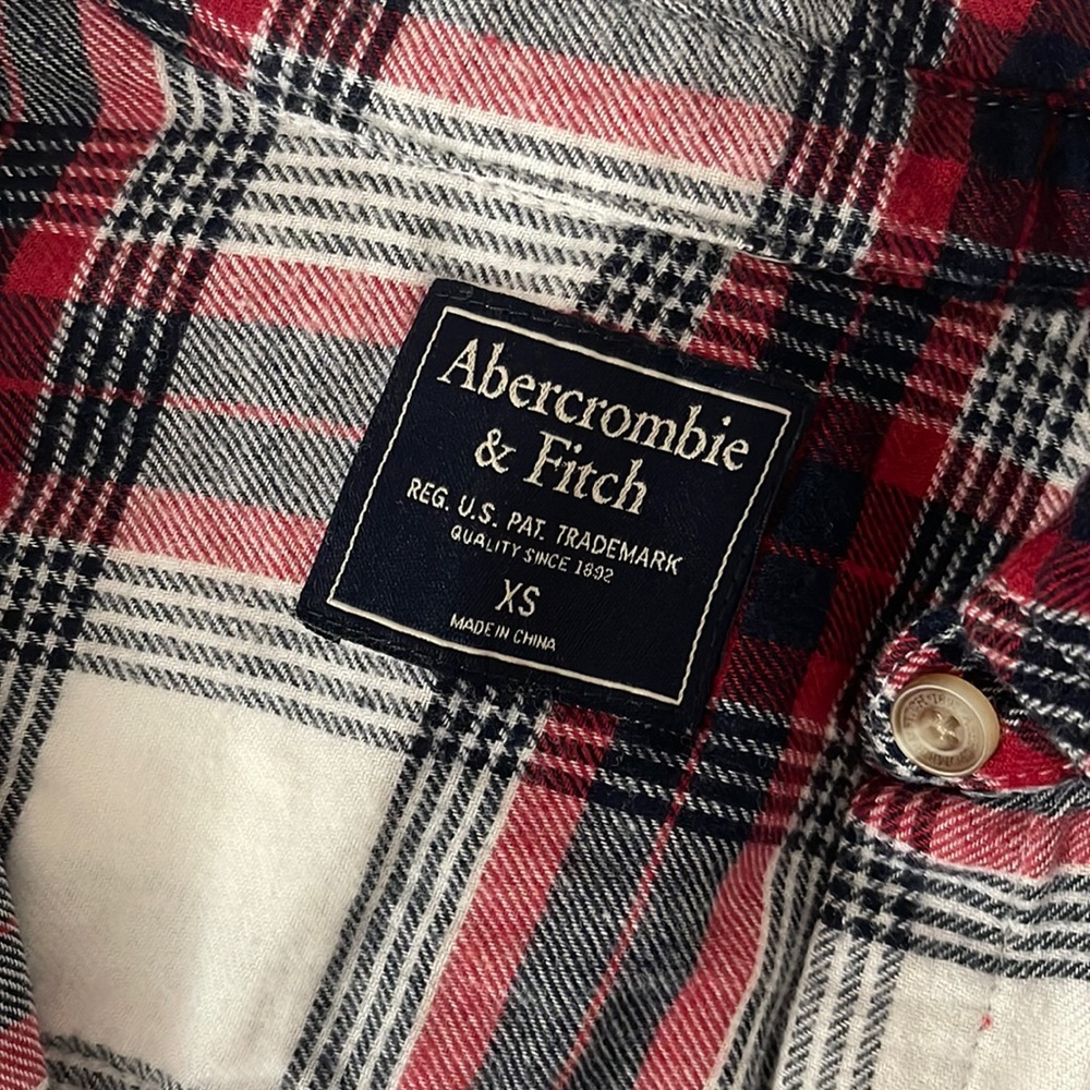 plaid abercrombie & fitch